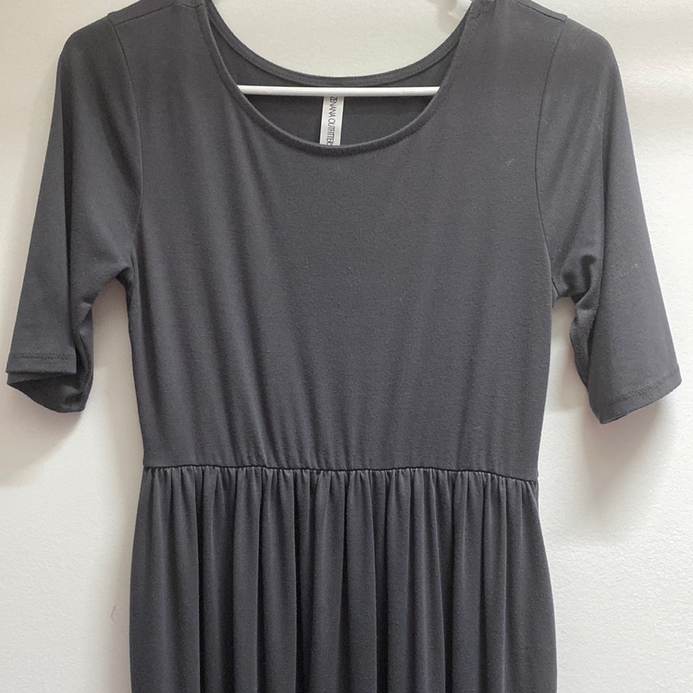 Short Sleeve Pocket Maxi Dress